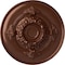 Ekena Millwork Monique Ceiling Medallion (Fits Canopies up to 3 3/4"), Hand-Painted Copper Penny, 13 3/4"OD x 1"P CM13MOCPS - alternate 1